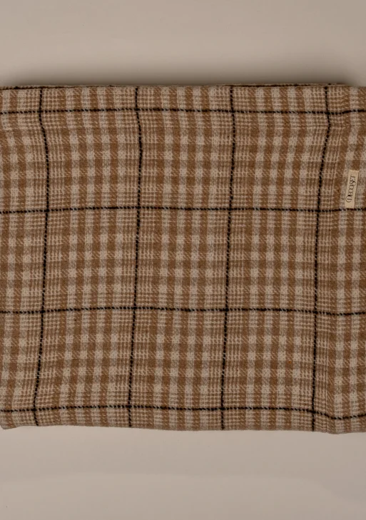 Kareli Bej-Kahverengi Battaniye