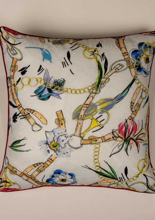 Kemer Desenli Kırlent Kılıfı