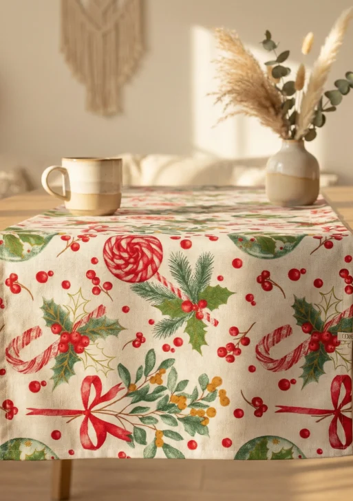 Yılbaşı Desenli Runner