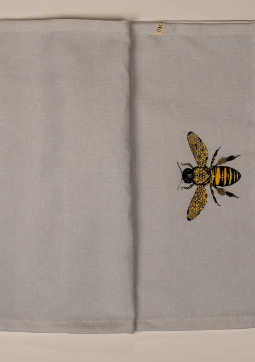 Arı Desenli Beyaz Runner