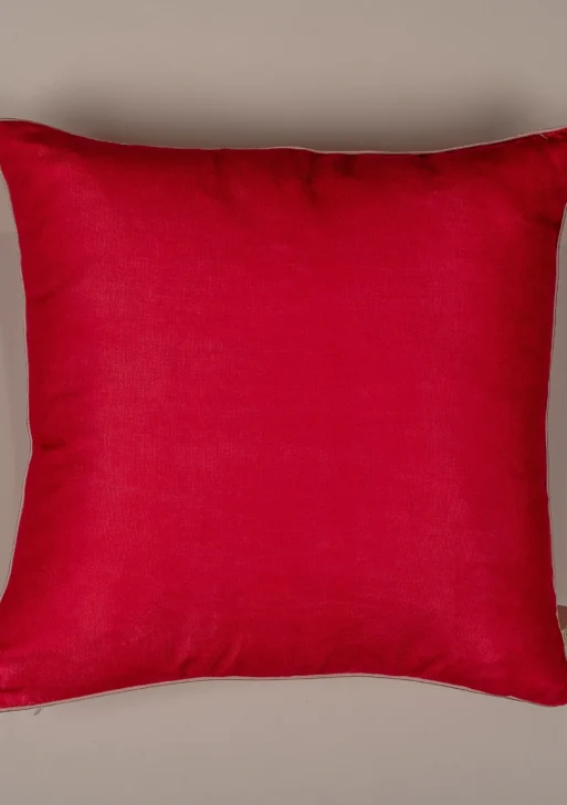 Vişne Rengi Kırlent Kılıfı